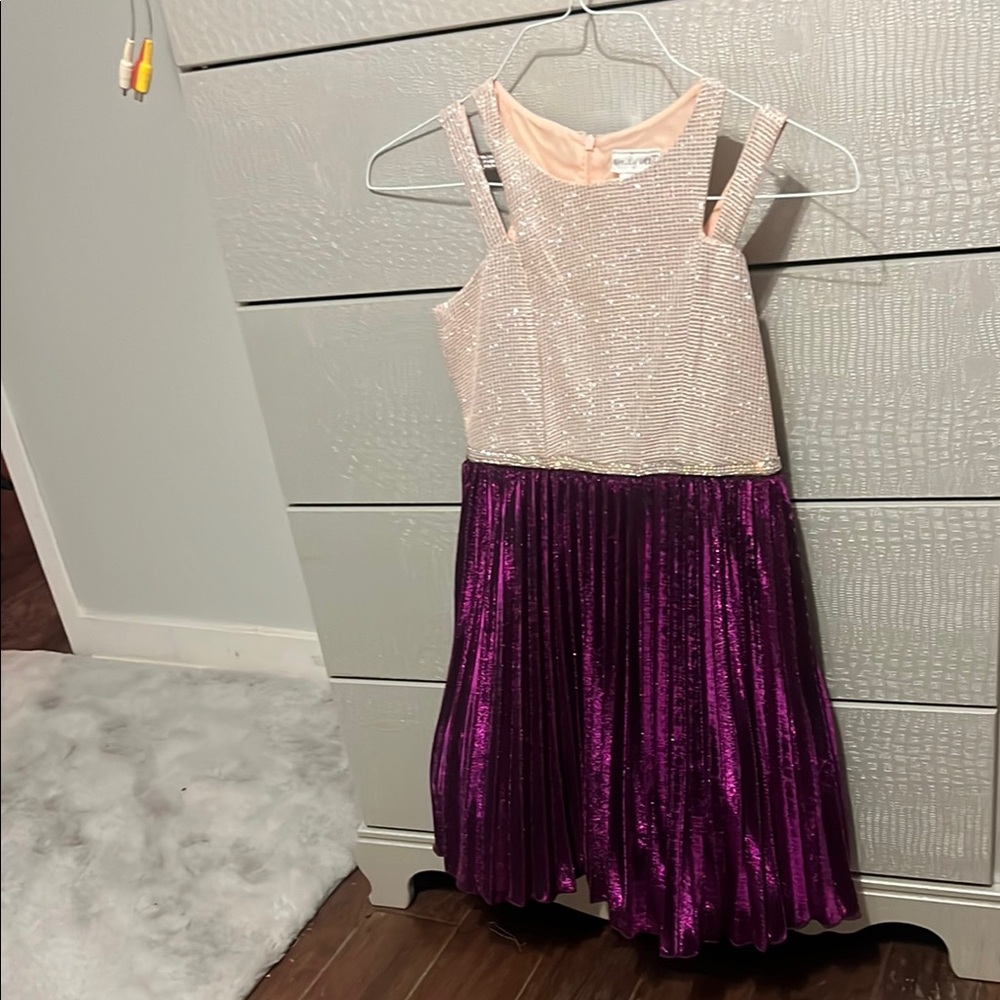 Purple and Pink Kids Dress
